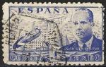 Espagne 1940 - YT Pa 221 ( Juan de la Cierva ) Dent. 10 - Ob 