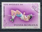 Timbre ROUMANIE 1984  Obl  N 3508  Y&T  JO Los Angels 1984