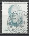 Monaco 1989; Y&T n 1671; 2,00F vert-bleu / verdatre, effigie du Prince Rainier