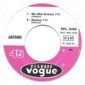 EP 45 RPM (7")  Antoine  "  Votez pour moi  "