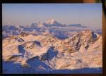 CPM neuve 74 CHAMONIX de vermeil est l'horizon le Mont Blanc Val Thorens