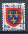 Timbre FRANCE Obl  N 838   Y&T   Armoiries Provinces Anjou