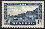 Sngal 1935 - Pont Faidherbe (sur le Sngal,  St-Louis) - YT 116 *