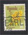 Uganda - Scott 119  flower / fleur