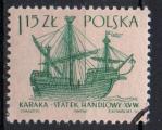 POLOGNE N 1248 o Y&T 1963-1964 Navigation  voile (Caraque)