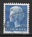 DANEMARK - 1978 - Yt n 659 - Ob - Reine Margrethe II 150o outremer