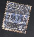 Allemagne Oblitration ronde Used Stamp Reich Post Bleu