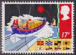 Timbre oblitr n 1182(Yvert) Grande-Bretagne 1985 - Marine, sauvetage en mer