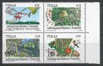 Italie - 1984 - Yt n 1611/14 - N** - Sauvegarde de la nature