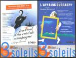 2 Cartes Postales : Festival d'Avignon (les 3 soleils) illustration : Lo Kouper