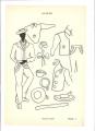 2 planches 1954 : Alsace , ralisation de costume folklore pour fte scolaire 