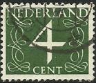 Holanda 1946.- Cifra. Y&T 460. Scott 285. Michel 471xA.