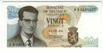 **   BELGIQUE     20  francs   1964   p-138a.3    UNC   **