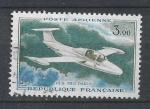 FRANCE - 1960/64 - Yt PA n 39 - Ob - Avion Morane Saulnier 760 
