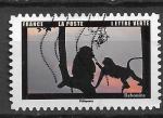 France N° 2104 animaux  singes 2022