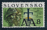 Slovaquie 1993 - YT 141 - oblitr - St Cyril et mthodiste