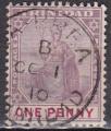 TRINITE (et Tobago) N° 45a de 1896 oblitéré coté 5€ à 10%