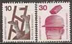 allemagne fdrale - n 564/565  la paire neuve sans gomme - 1972  