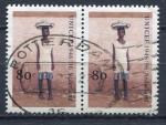 Timbre PAYS BAS 1996  Obl   N 1555  Paire Horizontale  Y&T  UNICEF 