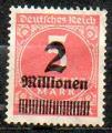 Allemagne Yvert N284 oblitr 1923