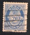 Norvge Oblitr Used Stamp Corne Postale 20 ore