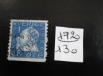 Sude - Anne 1920 - 20 o bleu - Y.T. 130 - Oblit.Used Gest.