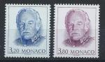 Monaco N1722/23** (MNH) 1990 - Prince Rainier III