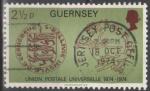Guernesey 1974 - UPU 2 1/2 p.