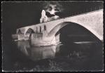 CPSM  AVIGNON  Le Pont la nuit