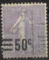 France - 1926- YT n  223 oblitr (dent courte)