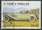 Timbre oblitr n 754(Yvert) Sao Tome et Principe 1983 - Automobile ancienne