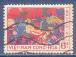 Vietnam du Sud N109 Souvenir des soeurs Trung oblitr