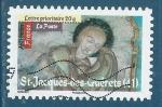 N463 Art roman - Saint Jacques des Gurets autoadhsif oblitr