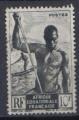 Afrique Equatoriale Franaise AEF  1947 - YT 223 - Piroguier du Niger