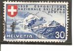 Suisse N Yvert 322 (oblitr) (dfectueux)