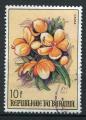 Timbre Rpublique du BURUNDI 1986  Obl  N 919  Y&T  Fleurs