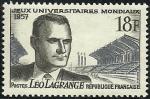 Francia 1957.- Leo Lagrange. Y&T 1120**. Scott 845**. Michel 1155**.