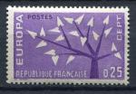 Timbre FRANCE  1962  Neuf *   N  1358  Y&T  Europa 1962