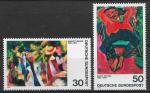 Allemagne - 1974 - Yt n 665/66 - N** - Tableaux ; expressionnisme