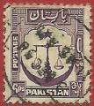 Paquistan 1948.- Justicia. Y&T 25. Scott 25. Michel 25A.