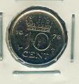 Pice Monnaie Pays Bas  10 Cents 1978  pices / monnaies