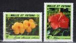 Wallis & Futuna / 1991 / Fleurs / YT n 420 & 421 ** 