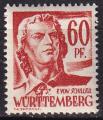 wurtemberg (occupation franaise) - n 10  neuf** - 1947/48