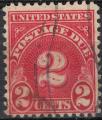 Etats Unis 1931 Oblitr Used Postage Due 2 cents carlate SU