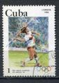 Timbre  CUBA  1983  Obl  N  2416   Y&T  Javelot