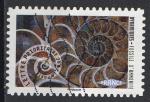 France 2014; Y&T n aa0931; prioritaire, carnet dynamiques, fossile d'ammonite