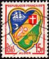 FRANCE - 1959 - Y&T 1195 - Blason d'Alger - Oblitr