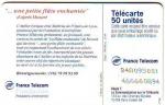 TELECARTE - CARTE TELEPHONIQUE - une petite flte enchant  Mozart - 50 units