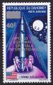 Timbre PA neuf ** n 123(Yvert) Dahomey 1970 - Espace, surcharge Apollo 13