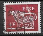 Irlande - 1968 - YT n 215 oblitr  trace d'adhrence